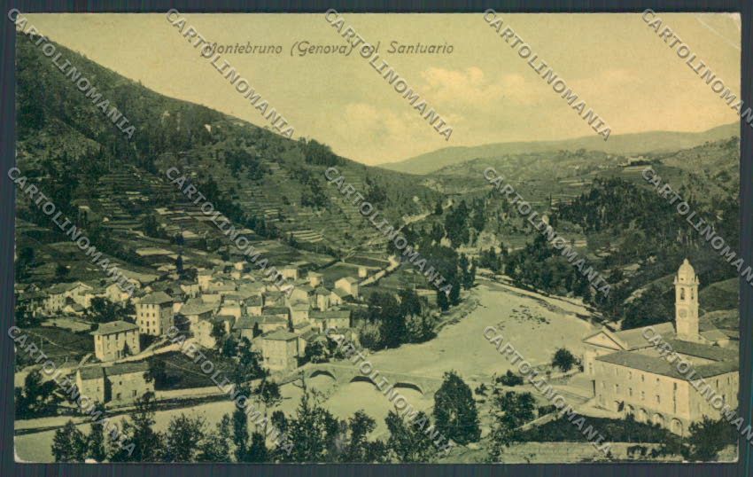 Genova Montebruno PIEGHINA cartolina ZT5100 – fronte