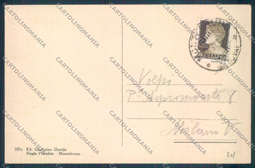 Genova Montebruno cartolina ZT5101 – retro