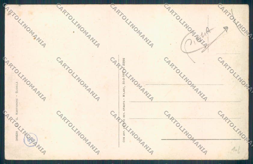 Genova Savignone PIEGA cartolina ZT5106 – retro