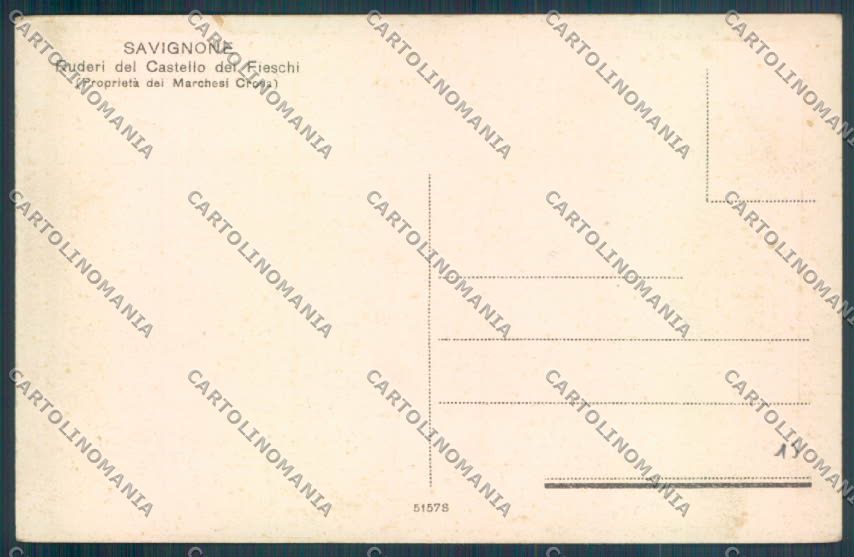 Genova Savignone cartolina ZT5121 – retro