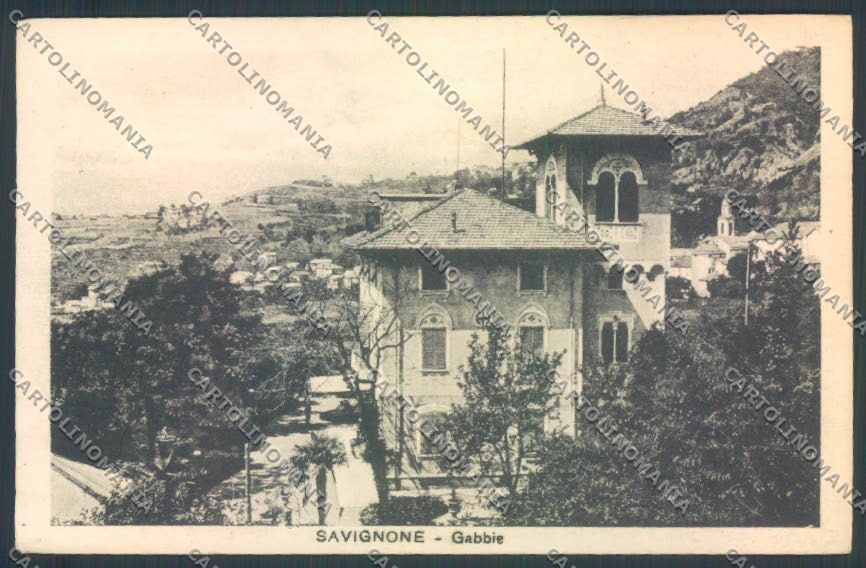 Genova Savignone Gabbie cartolina ZT5129 – fronte