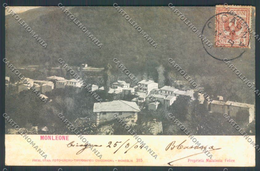 Genova Monleone cartolina ZT5137 – fronte