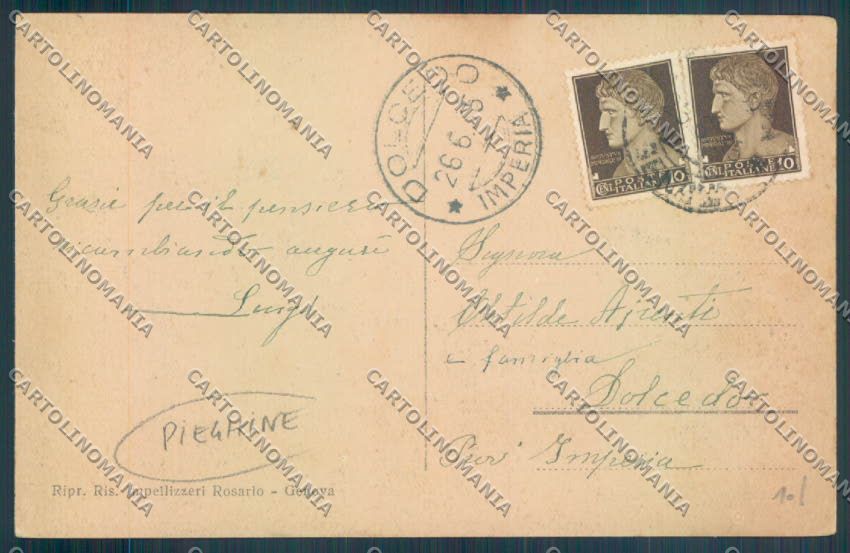 Genova Fontaneggi PIEGHINE cartolina ZT5151 – retro