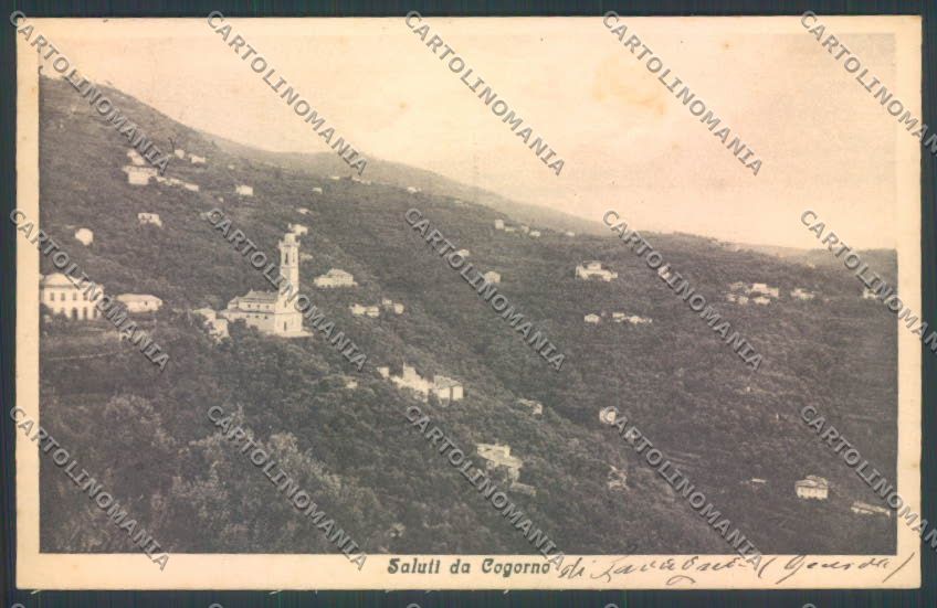 Genova Cogorno cartolina ZT5153 – fronte