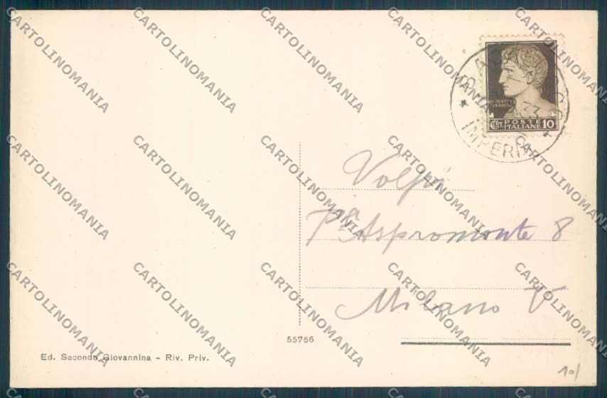 Genova Badalucco cartolina ZT5156 – retro