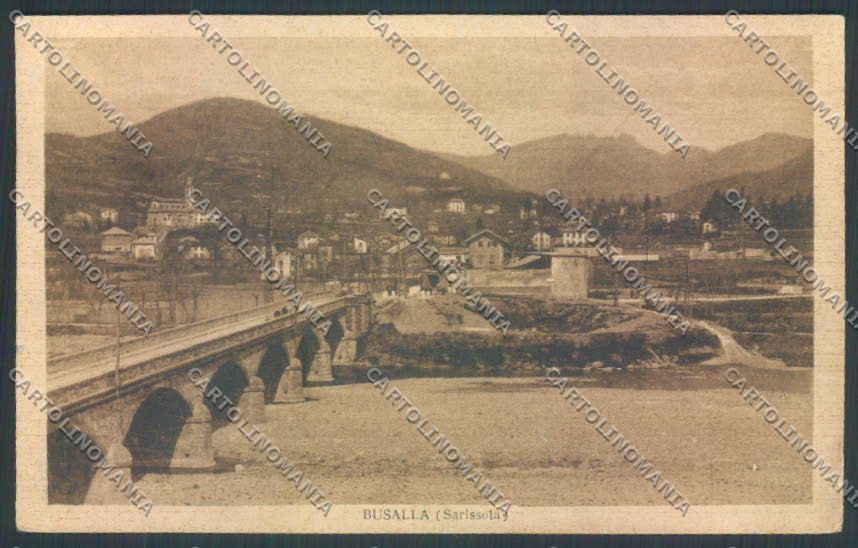 Genova Busalla Sarissola STRAPPINO cartolina ZT5161 – fronte