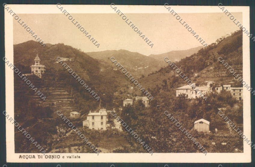 Genova Neirone Ognio cartolina ZT5168 – fronte