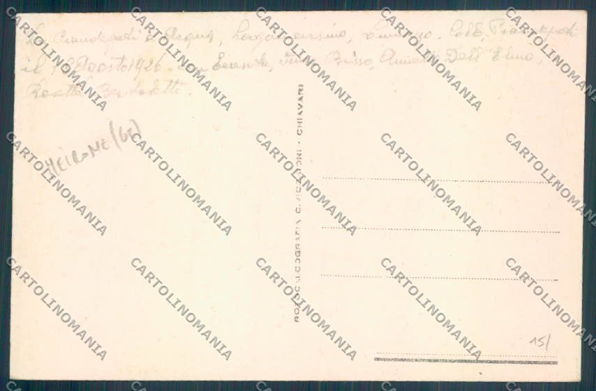 Genova Neirone Ognio cartolina ZT5168 – retro