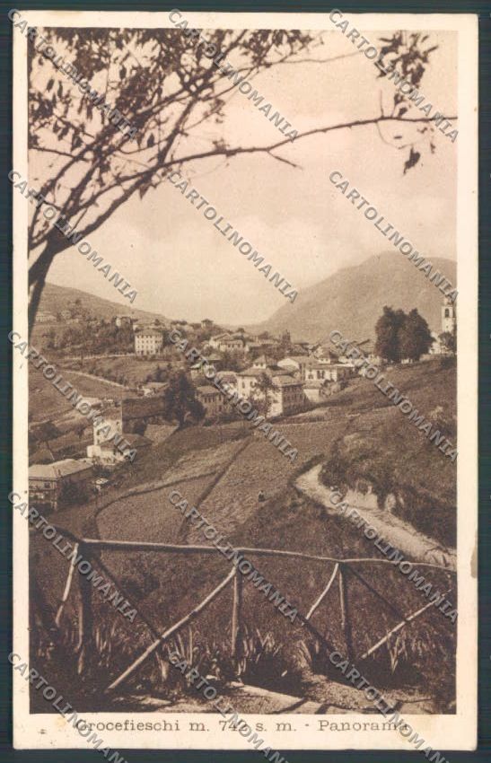 Genova Crocefieschi ABRASA cartolina ZT5192 – fronte