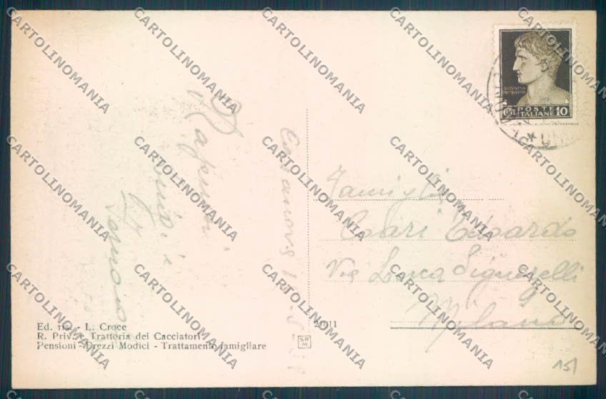 Genova Rovegno Casanova cartolina ZT5193 – retro