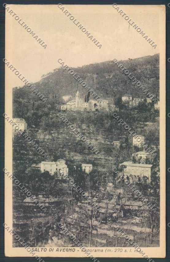 Genova Salto di Avegno cartolina ZT5207 – fronte