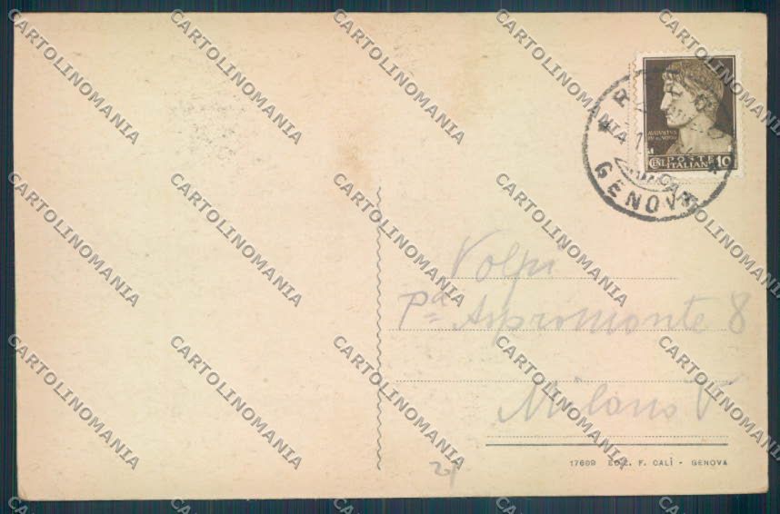 Genova Salto di Avegno cartolina ZT5207 – retro