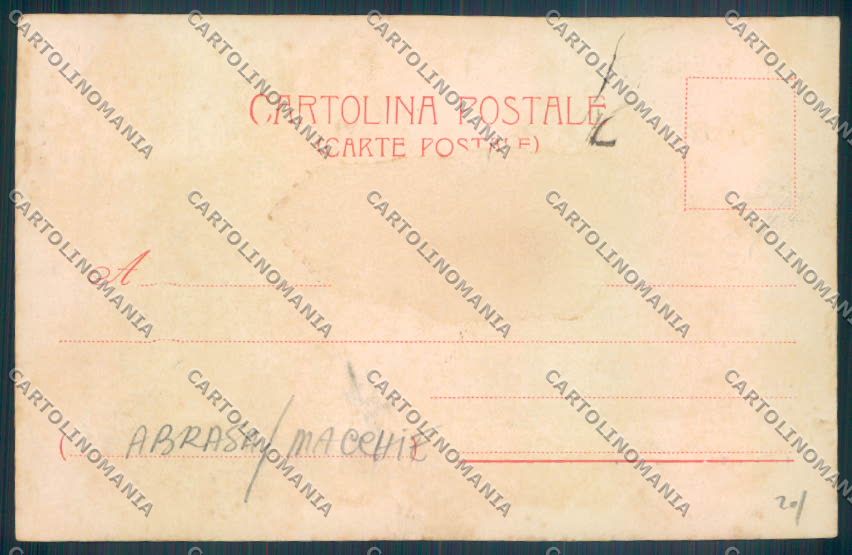 Genova Tercesi Castello Bechi ABRASA MACCHIE cartolina ZT5208 – retro