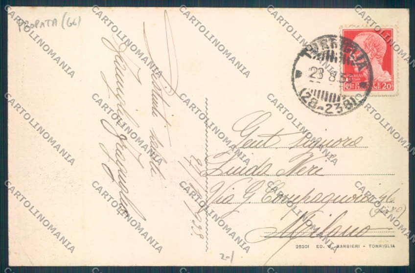 Genova Propata Bavastrelli cartolina ZT5212 – retro