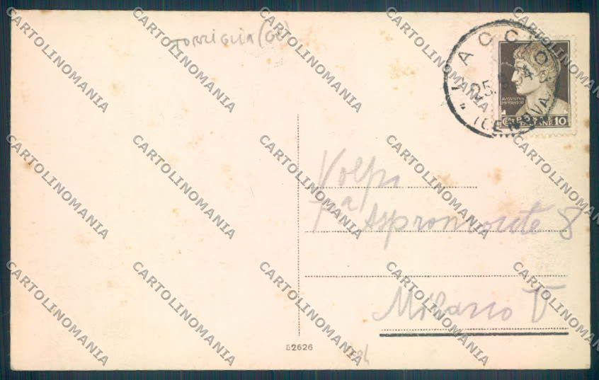 Genova Torriglia Laccio cartolina ZT5218 – retro