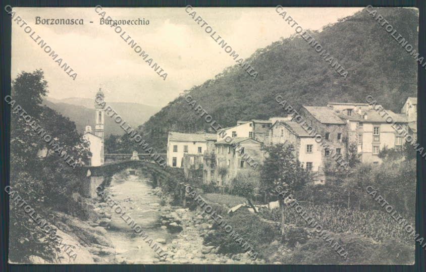 Genova Borzonasca cartolina ZT5224 – fronte