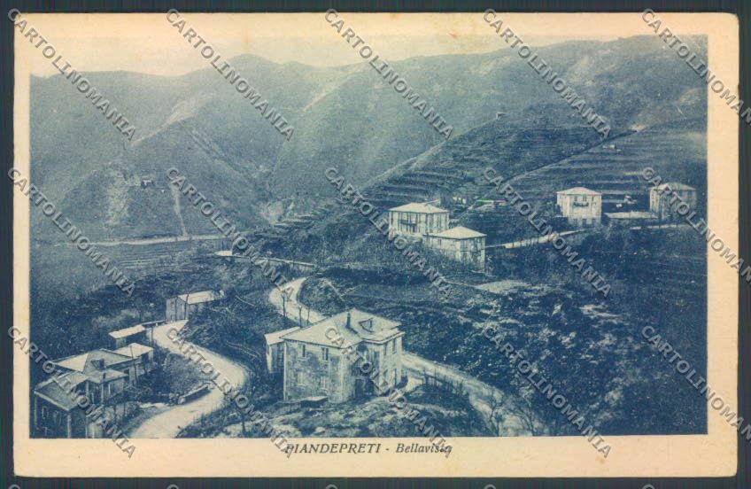 Genova Piandepreti PIEGA cartolina ZT5229 – fronte