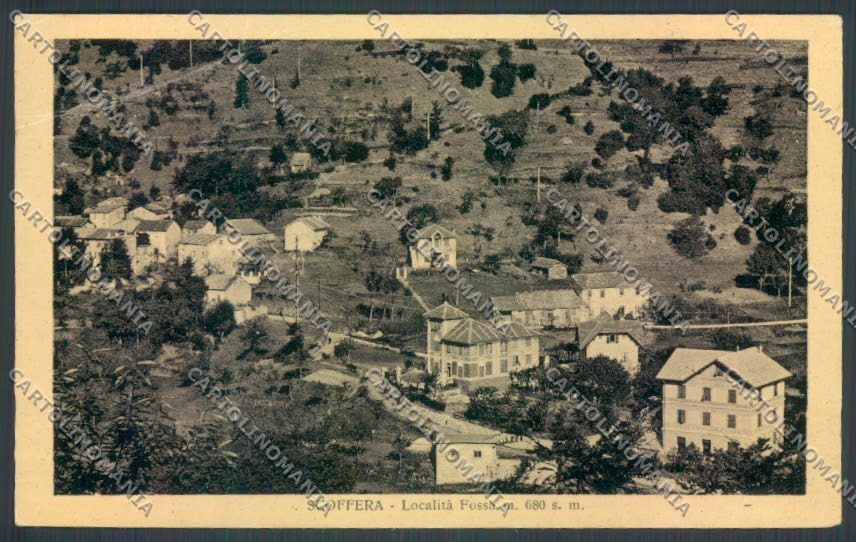 Genova Scoffera Fossa cartolina ZT5233 – fronte