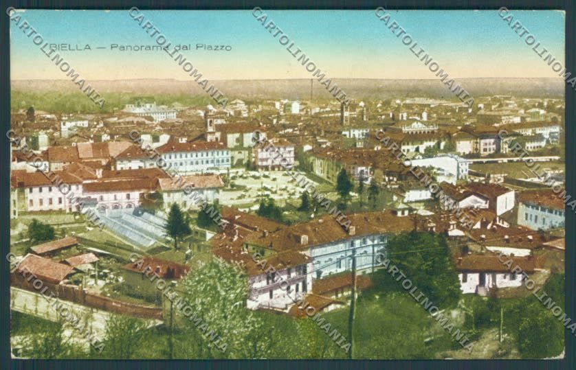 Biella Città ABRASA cartolina ZT5236 – fronte