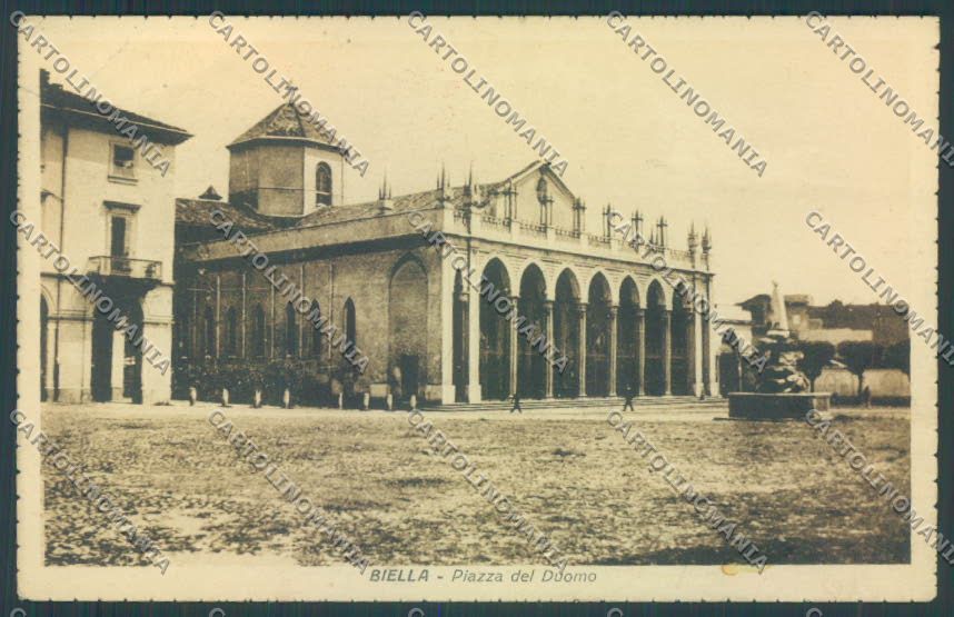Biella Città PIEGHINA cartolina ZT5239 – fronte