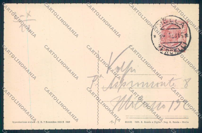 Biella Città cartolina ZT5246 – retro