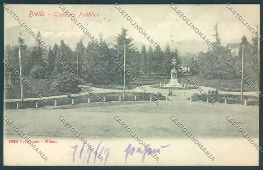 Biella Città cartolina ZT5252 – fronte