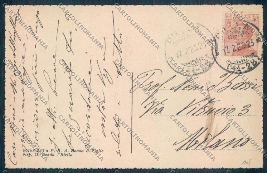 Biella Città cartolina ZT5254 – retro