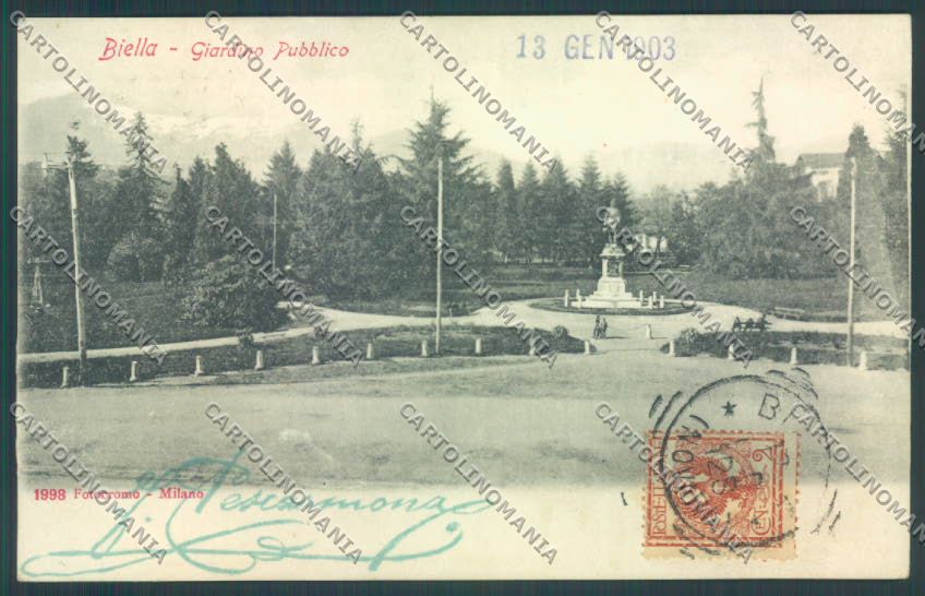 Biella Città cartolina ZT5255 – fronte