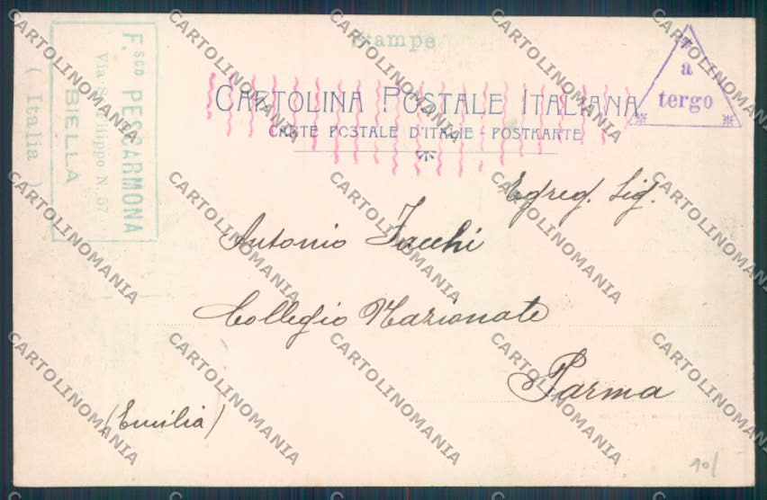Biella Città cartolina ZT5255 – retro