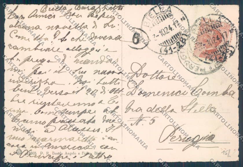 Biella Città cartolina ZT5262 – retro