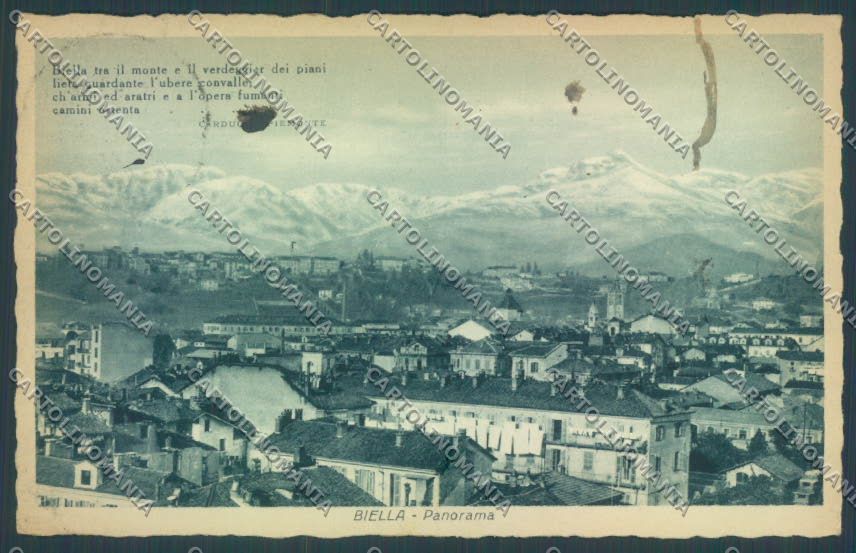 Biella Città cartolina ZT5266 – fronte