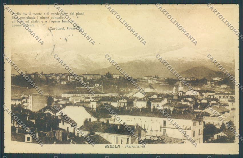 Biella Città cartolina ZT5268 – fronte