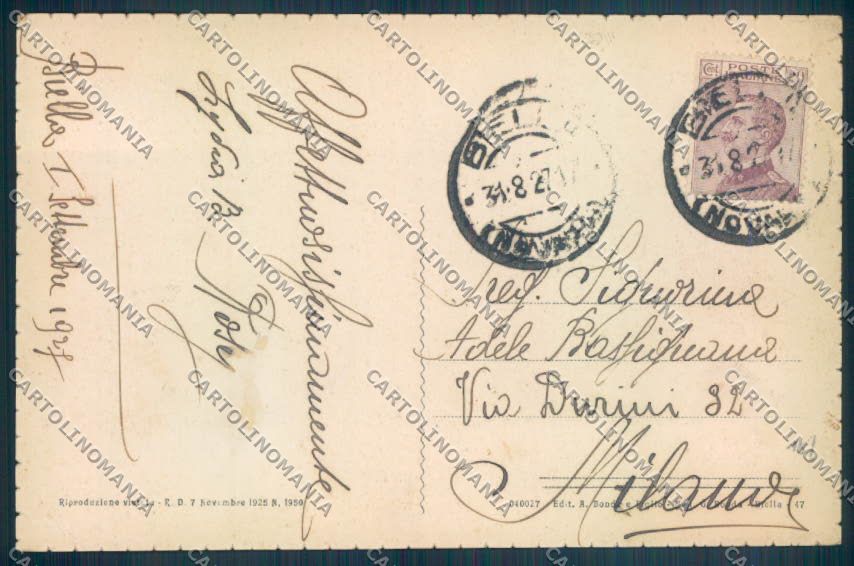 Biella Città cartolina ZT5268 – retro