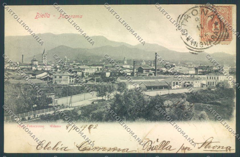 Biella Città cartolina ZT5269 – fronte