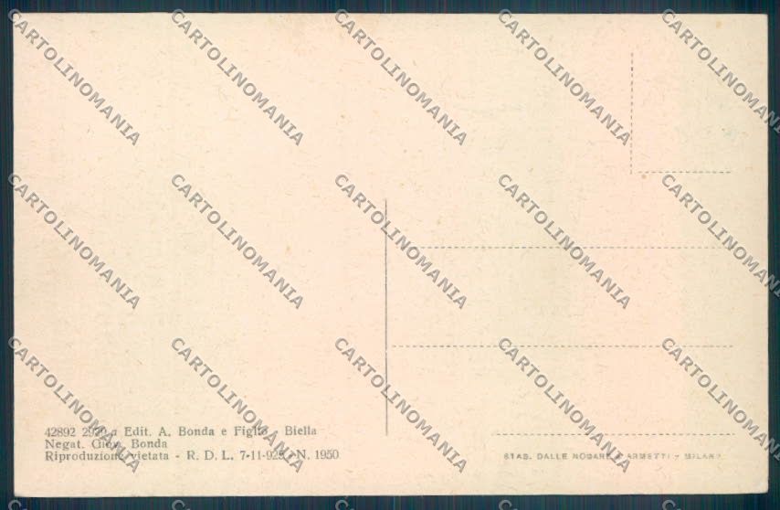 Biella Città cartolina ZT5280 – retro