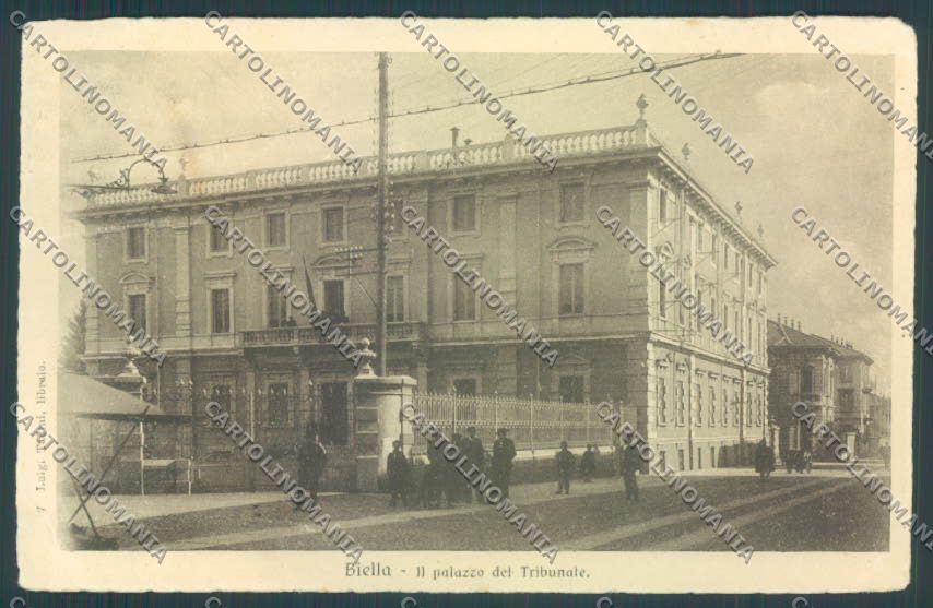 Biella Città PIEGHE cartolina ZT5291 – fronte