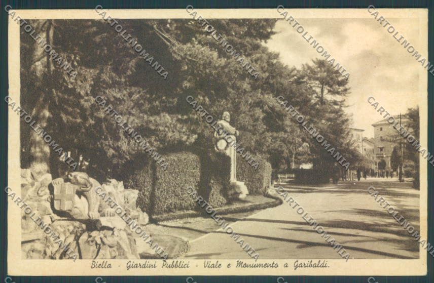 Biella Città Garibaldi cartolina ZT5296 – fronte