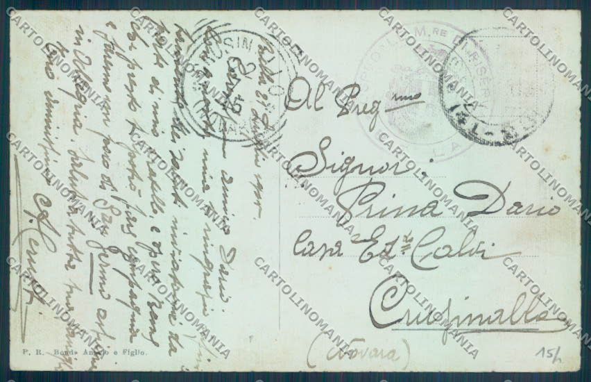 Biella Città Stazione cartolina ZT5297 – retro