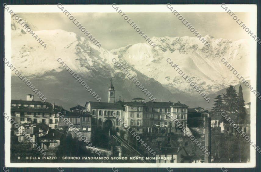 Biella Città PIEGA Foto cartolina ZT5310 – fronte