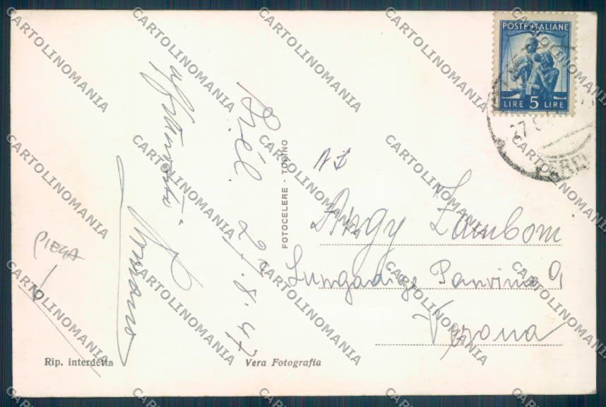 Biella Città PIEGA Foto cartolina ZT5310 – retro