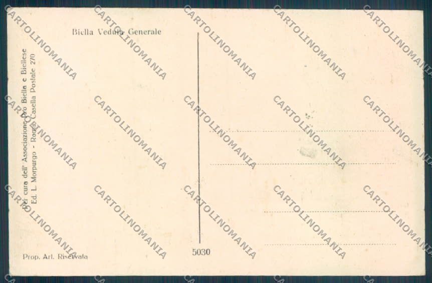 Biella Città Foto cartolina ZT5311 – retro