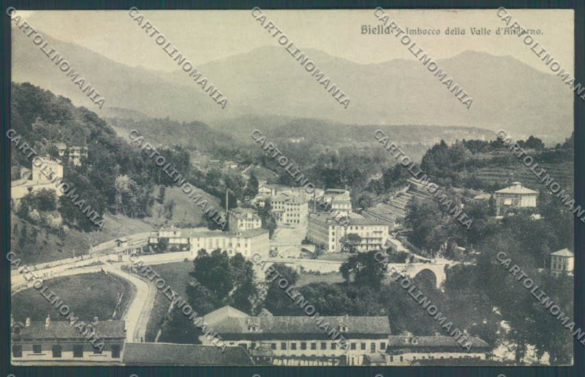 Biella Città SCOLLATA cartolina ZT5314 – fronte