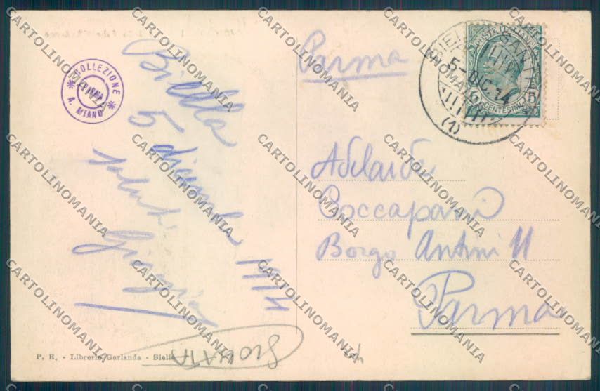 Biella Città SCOLLATA cartolina ZT5314 – retro