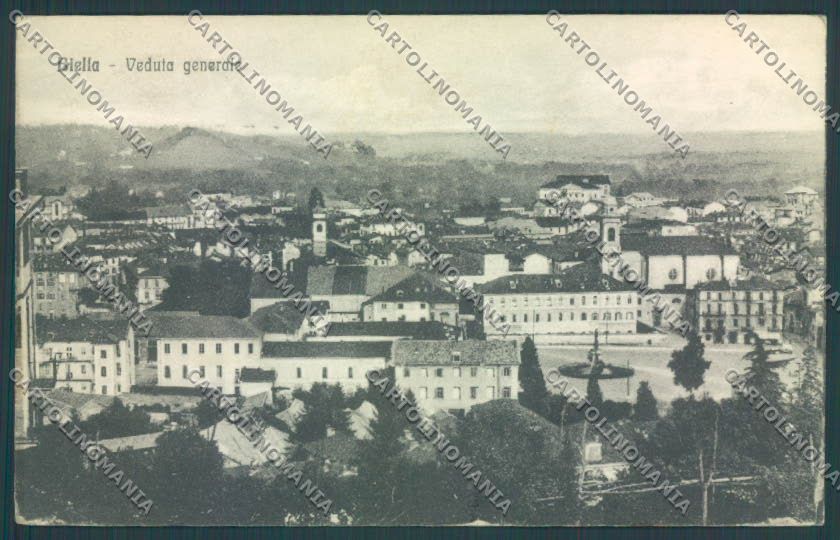 Biella Città PIEGHINA cartolina ZT5318 – fronte