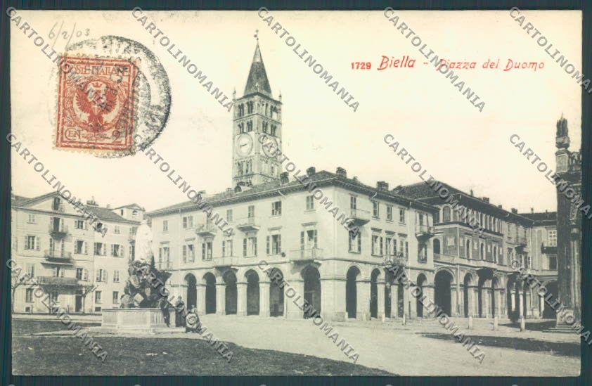 Biella Città cartolina ZT5326 – fronte