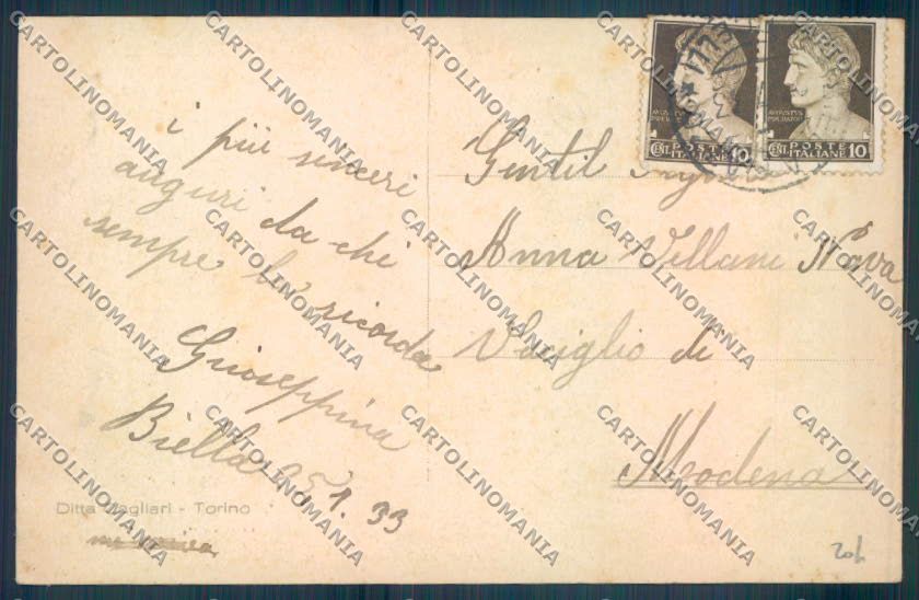 Biella Città cartolina ZT5341 – retro
