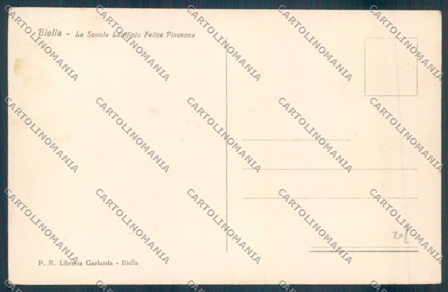 Biella Città cartolina ZT5342 – retro