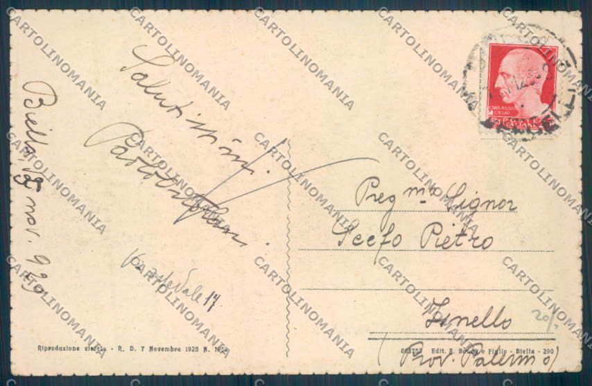 Biella Città cartolina ZT5348 – retro