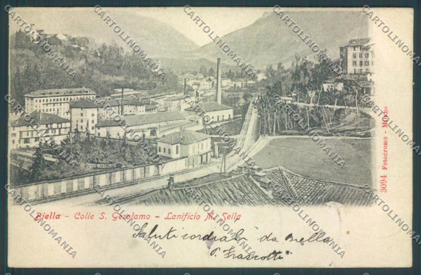 Biella Città cartolina ZT5349 – fronte