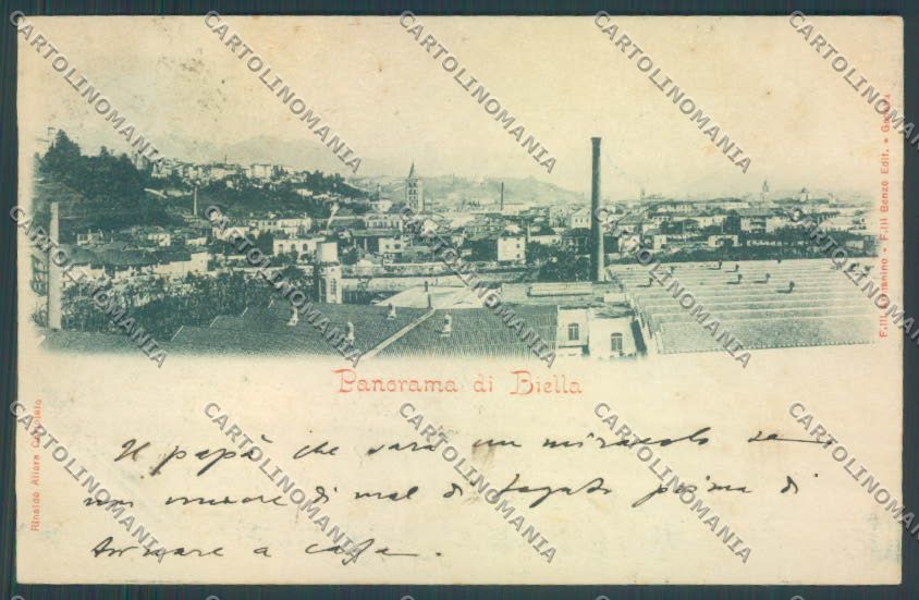 Biella Città cartolina ZT5353 – fronte